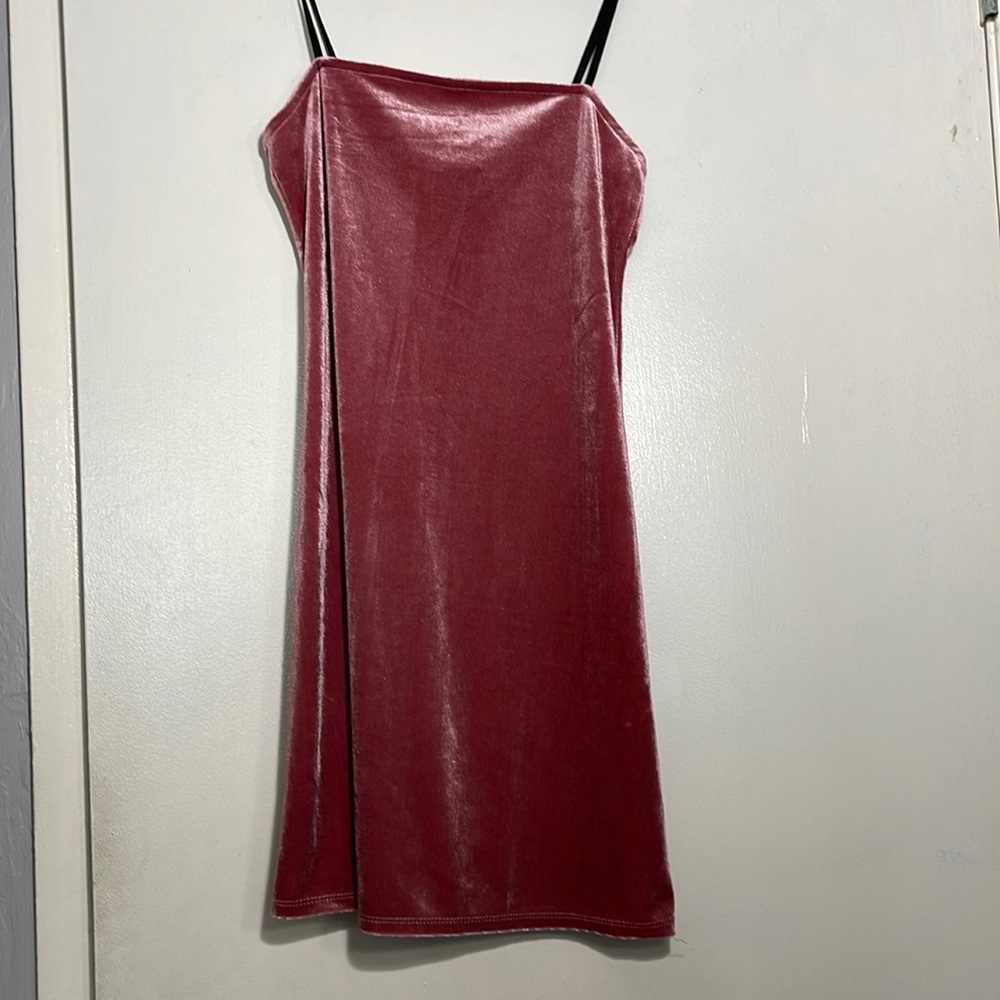 velvet/ suade dress